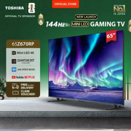 Smart Tivi Mini LED Toshiba AI 144Hz 4K 65 inch 65Z670RP